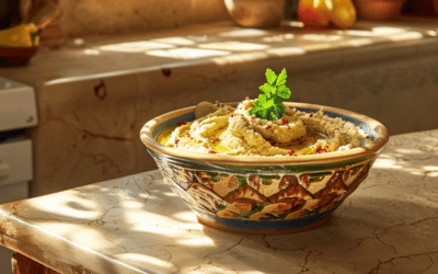 Houmous aux poivrons