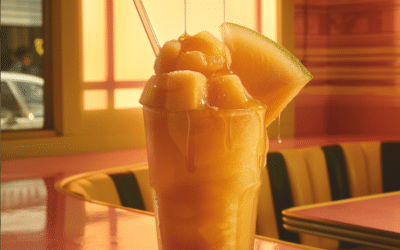 Slush cantaloup et miel